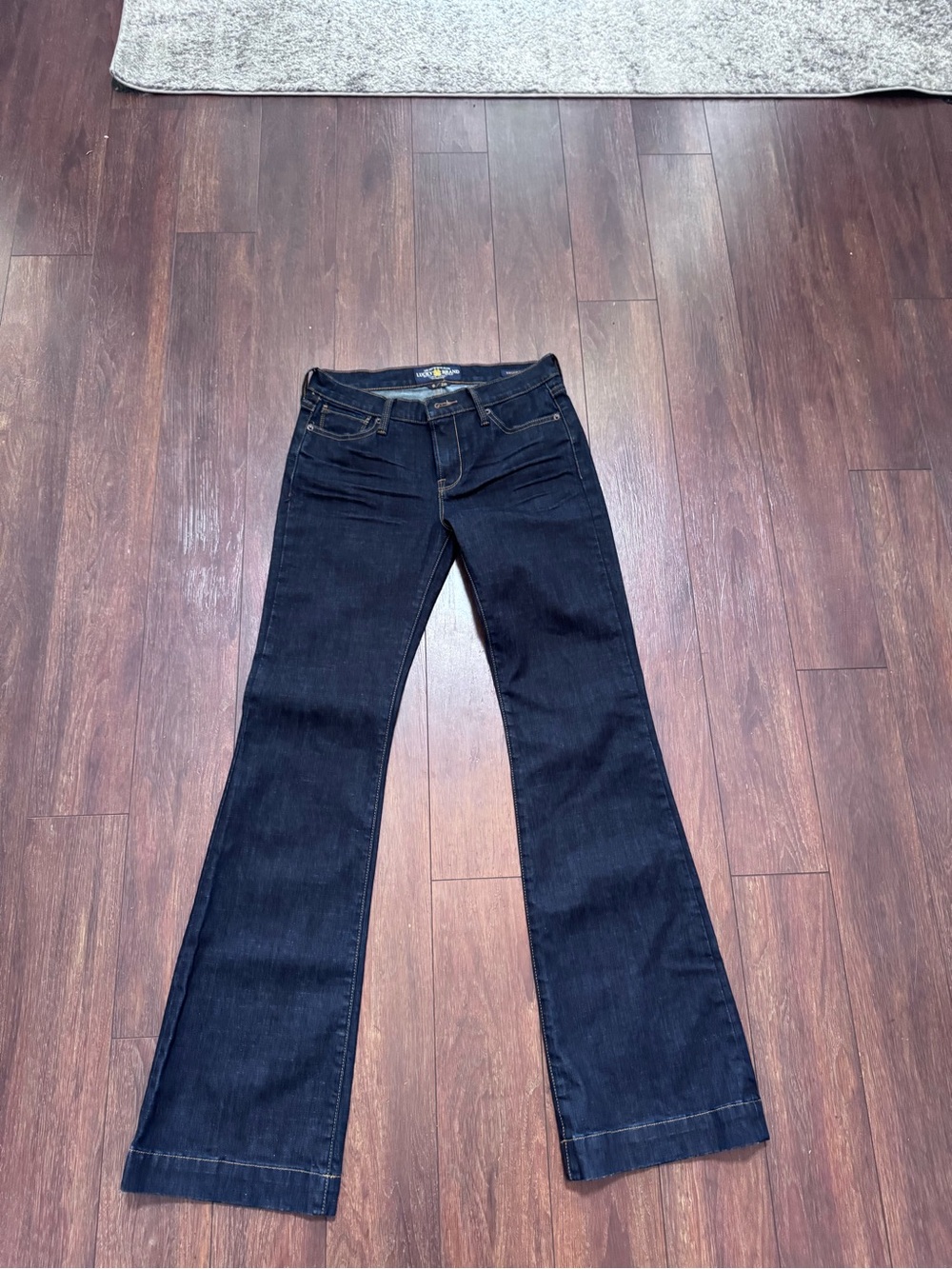 Lucky Brand Dark Indigo Flare Jeans